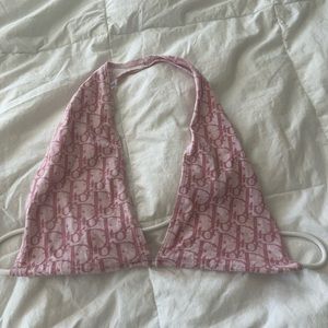 Vintage Authentic Dior Pink Early 2006 swimwear set